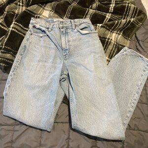 Abercrombie & Fitch Curve Love 90s Straight Ultra High Rise 28 or 6R